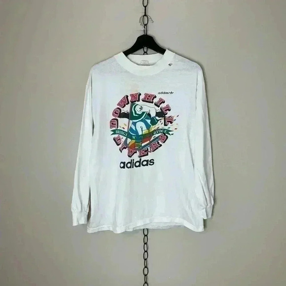 adidas Other - Vintage 1980s Adidas Downhill  Divers Longsleeve T-shirt